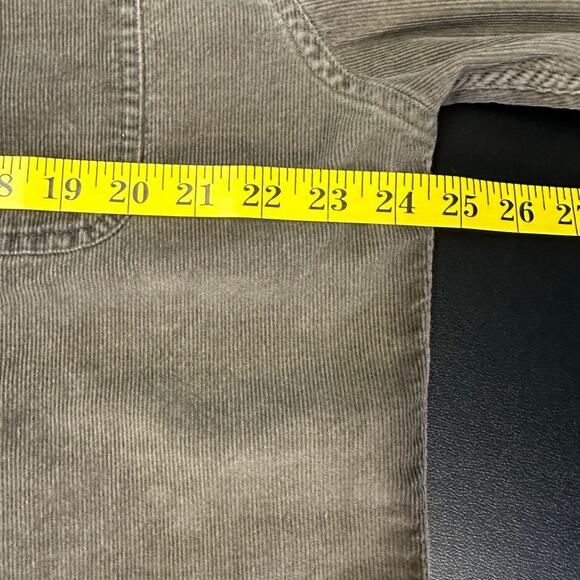 Timberland Olive Green Corduroy Long Sleeve Button Down Shirt Size L - Picture 7 of 8